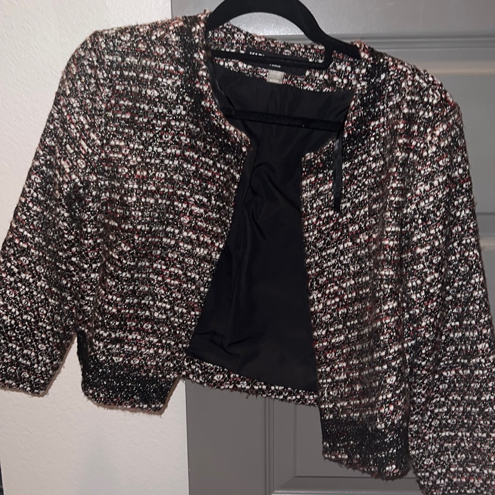 Karl Lagerfeld tweed blazer.  Great for work